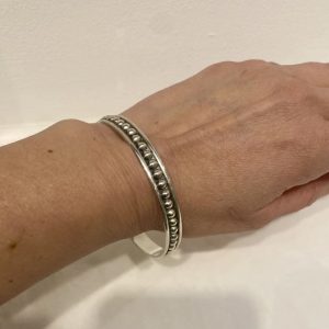Pulsera ARGOLLA TEXTURIZADA
